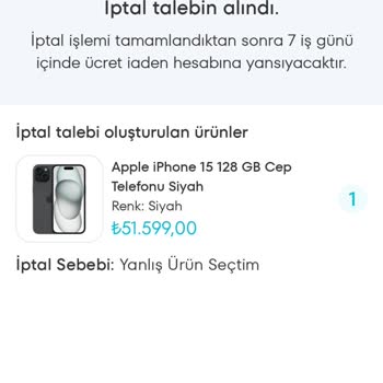 A101 Aldığım Ürün İptal Edilmiyor