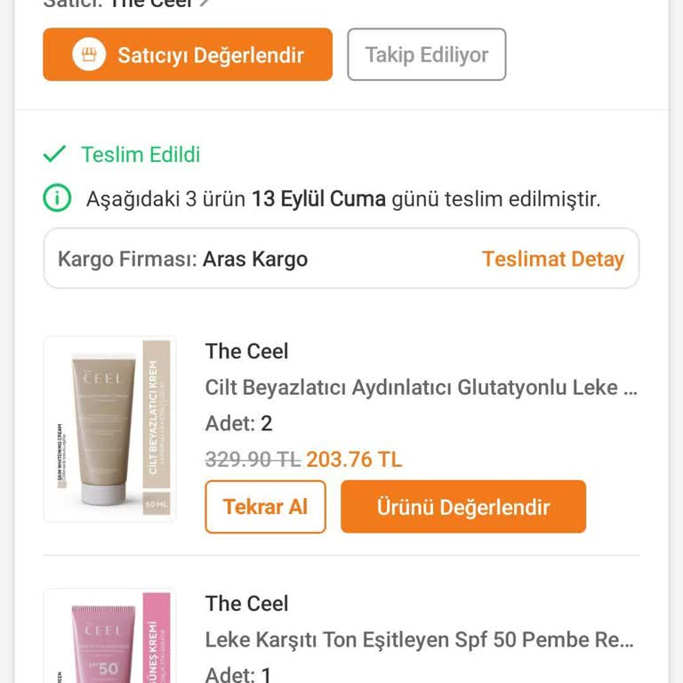 Trendyol Kargom Teslim Edildi Görünüyor