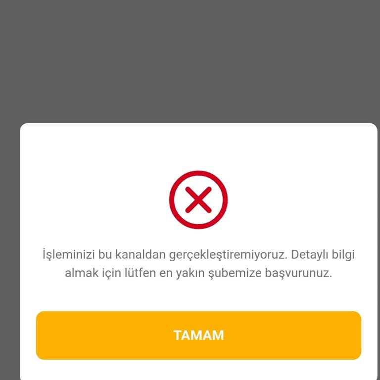 VakıfBank Mobil Kredi İşlemi Yapamıyorum