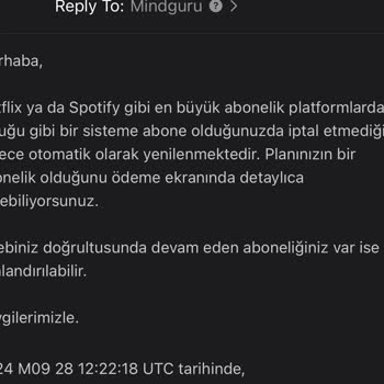 Mindguru İzinsiz Para Çekiyor