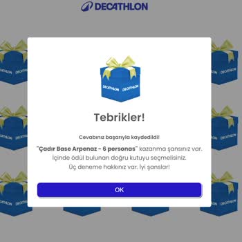 Decathlon Ürün Kampanyası Yapan Facebook Sayfası