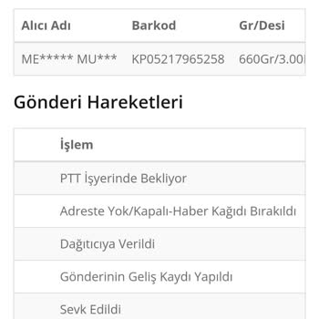PTT Kargo İşini Düzgün Yapmıyor 2 Seferdir Teslim Edemediler