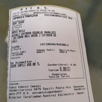 PTT Kargo İşini Düzgün Yapmıyor 2 Seferdir Teslim Edemediler