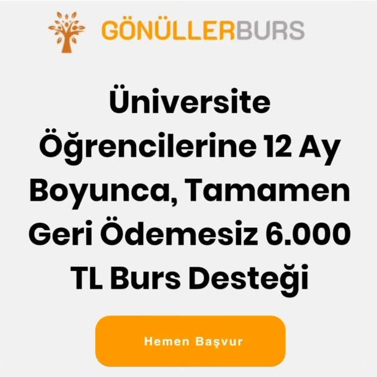 Gönüller Burs Vakfı Gönüller Vakfı Bursu