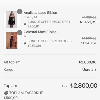 Mia&Dora Instagram Sayfası Görselden Alakasız Elbise Gönderiyor