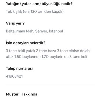 Armut Uygulaması Teklif Ücretleri