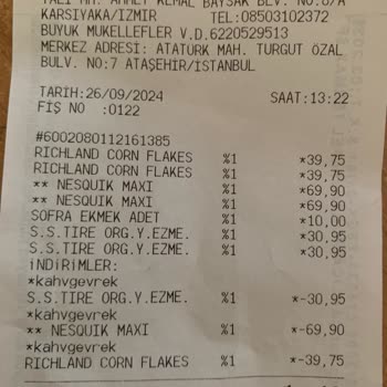 Migros Tire Organik Gıda Yulaf Ezmesi Yabancı Cisim