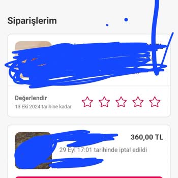 Yemeksepeti Para İadesi Yapılmadı