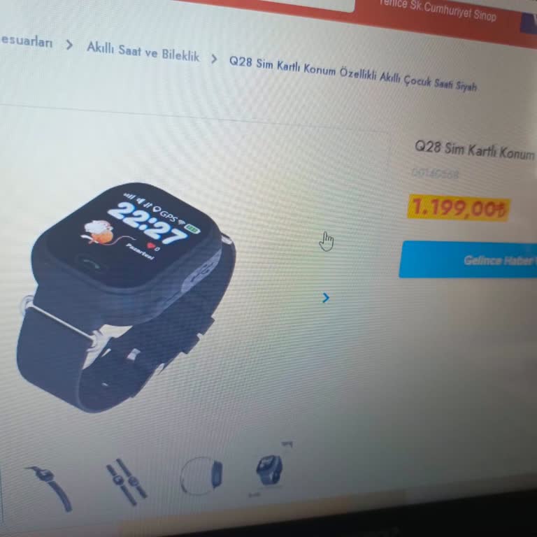 Şok Market Q28 Akıllı Çocuk Saati