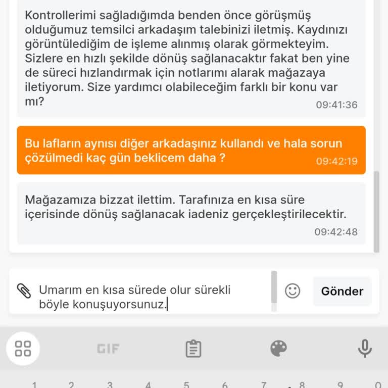 Migros Ürünü Alıp İade Yapmıyor