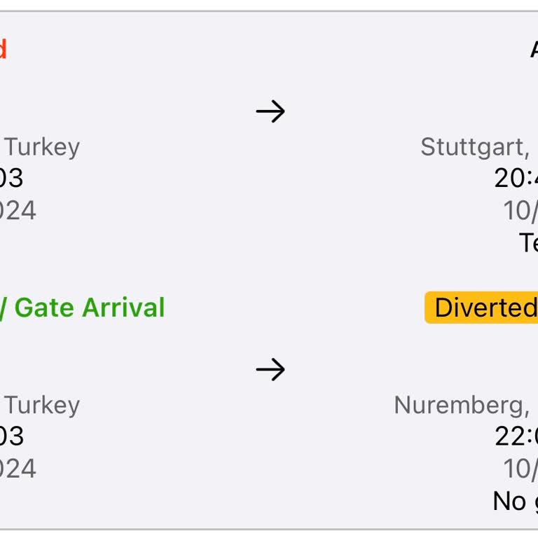 Türk Hava Yolları - Nürnberg’e Yönlendirilen Uçuşumda Mağdur Edildim