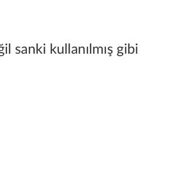 Trendyol Kullanılmış Bozuk Ürün