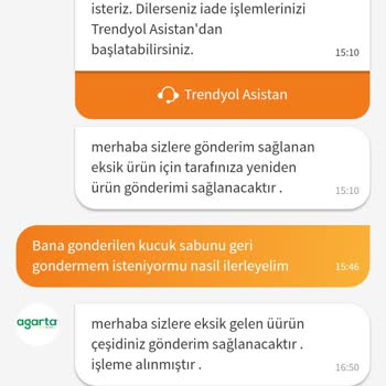 Agarta Bitkisel Kozmetik Agarta Ürünümü Göndermedi Paramı İade Etmedi