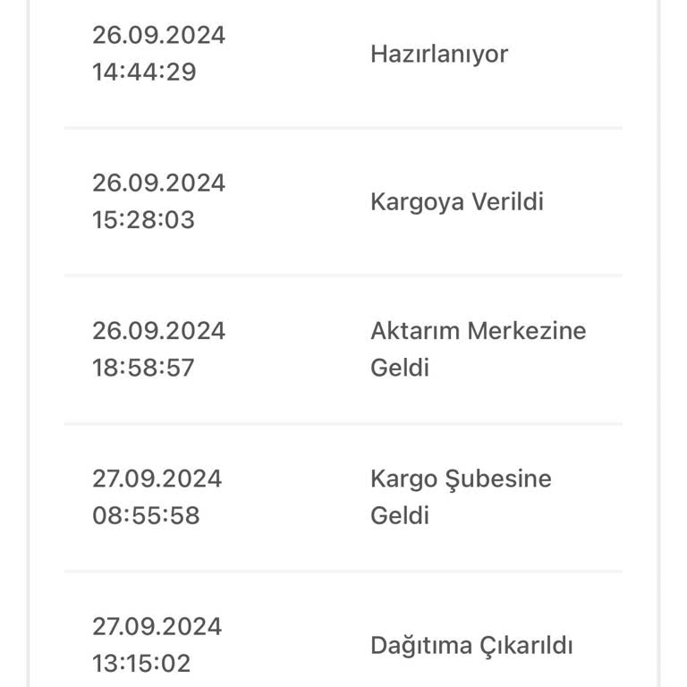 Bir Günde Kargo Teslimat Surecinde Yasanan Aksaklık