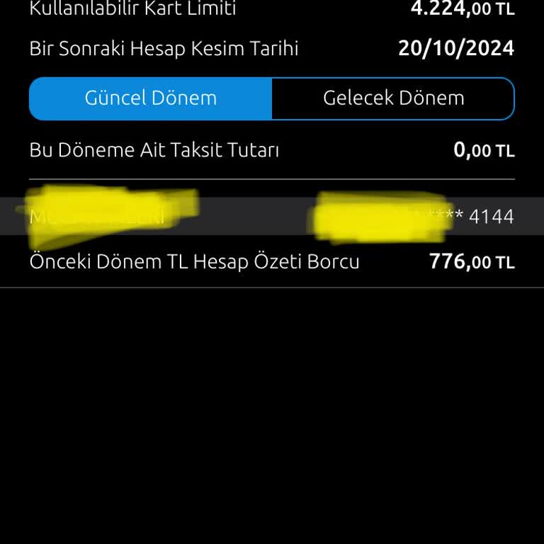 Yapı Kredi Yıllık Fahiş Aidat Ücreti Tam "776,00 TL"