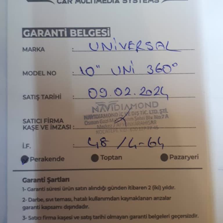 Navidiamond Montaj Ve De Kitapçık Ve De Fatura