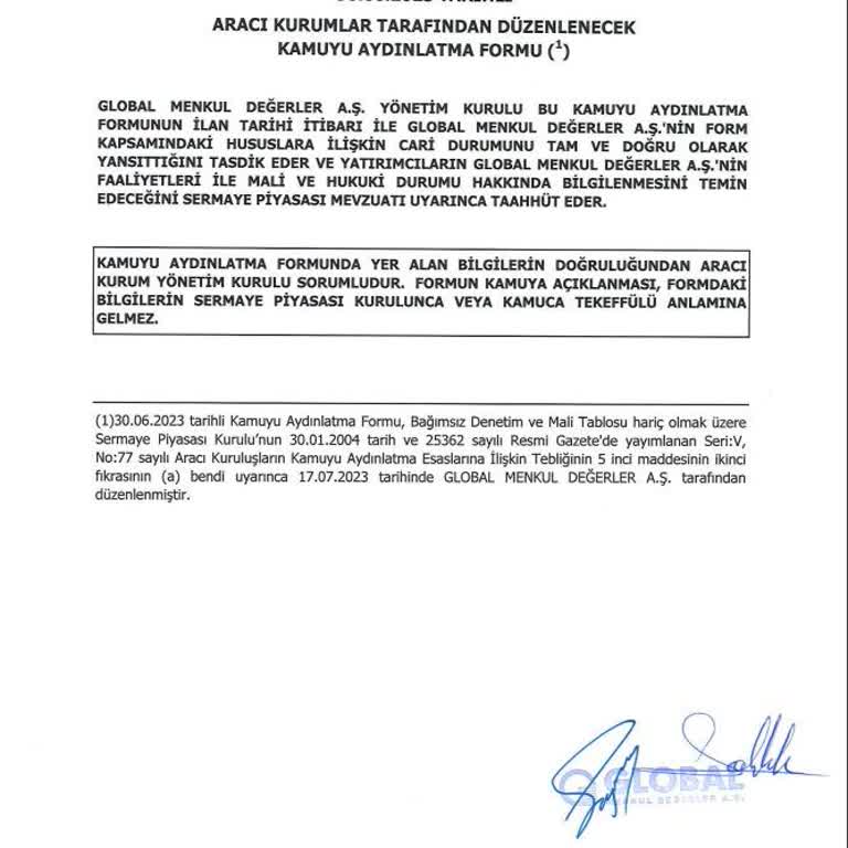Global Trade Firmasının Zarar Ettirmesi Hakkında