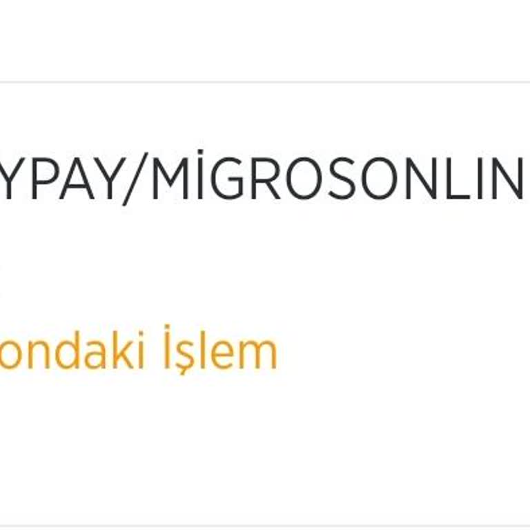 Migros Sanal Market Provizyon Aldatması