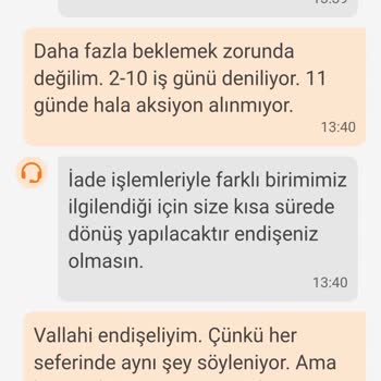 Trendyol Ücret İadesi Yapılmıyor