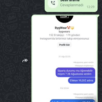 BygWear Satıcının Siparişi Verilip Parası Ödenmiş Ürünü Göndermemesi