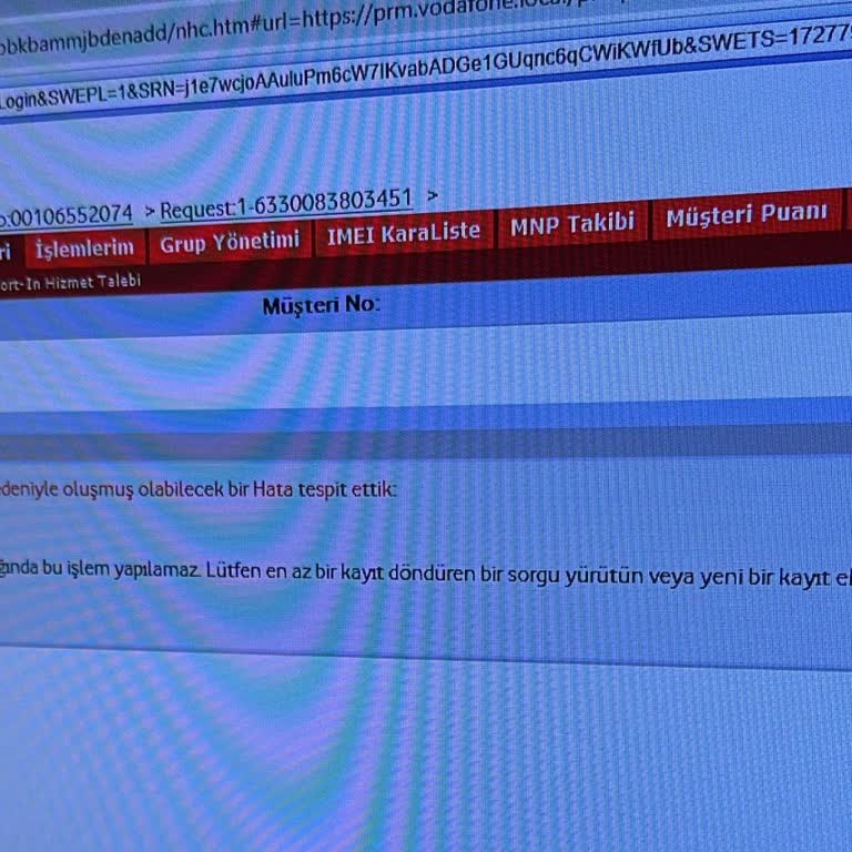 Vodafone Sistem Sorunu Nedeniyle Hat Devir İşlemi Yapılamıyor