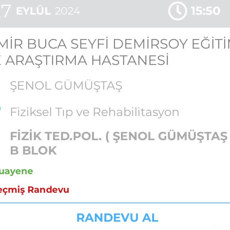 Seyfi Demirsoy Hastanesi Doktor MR'ıma Bakmadan Bir Torba İlaç Yazdı