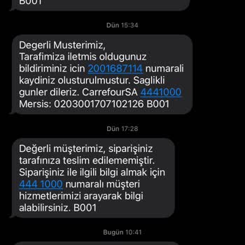 Carrefour SA Online Alışverişte Teslimat Sorunu Ve Mağduriyet