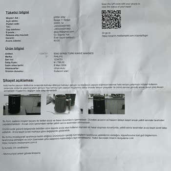 PHILIPS Ev Aletleri Philips 5000 Seri Türk Kahve Makinesi Alınmamalı, Kahveyi Yakıyor!