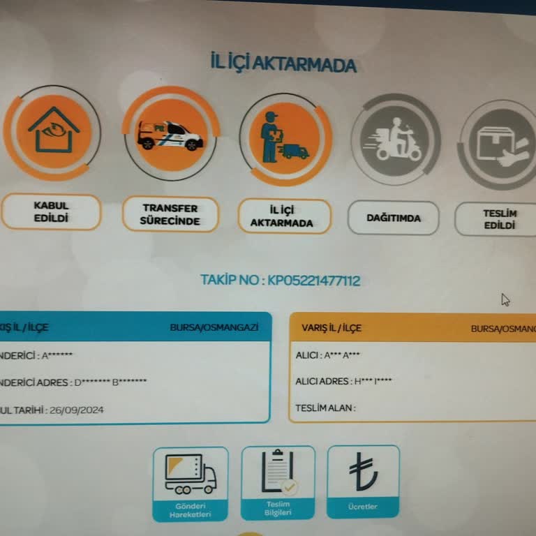 PTT Kargo Osmangazi Pkmd Kargo