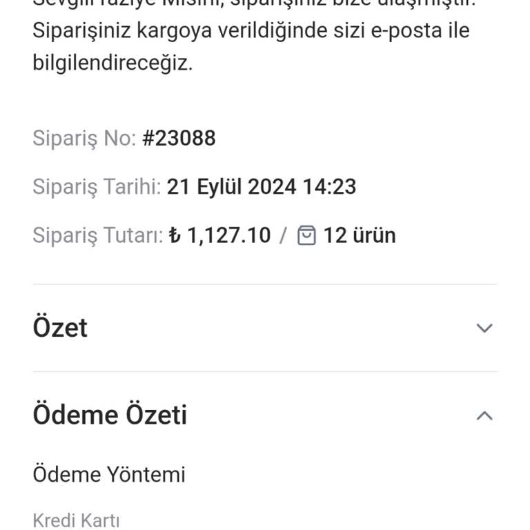 La Podio Butik La Podio Siparişimi Göndermedi