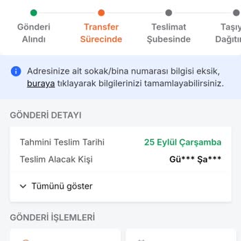 Trendyol Express Bir Türlü Teslim Edilmeyen Kargo