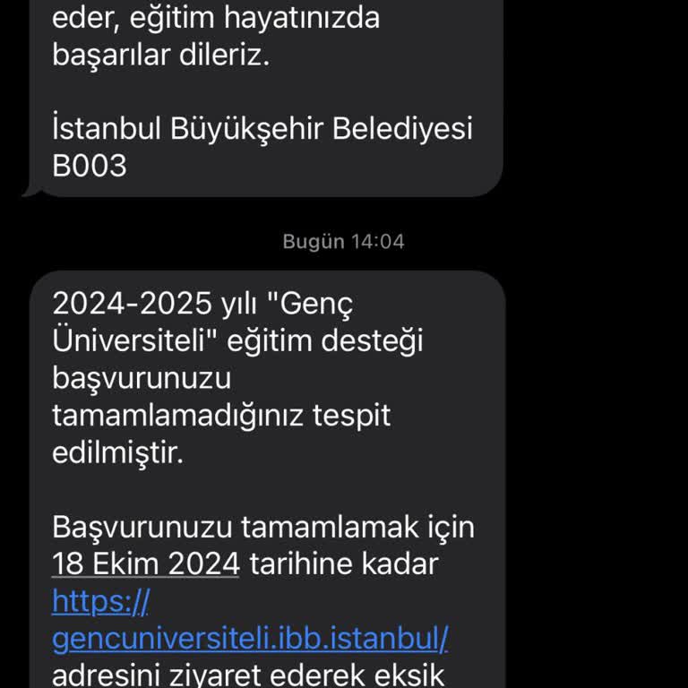 İBB Genç Üniversiteliler Burs Başvurusunda Evrak Sorunu