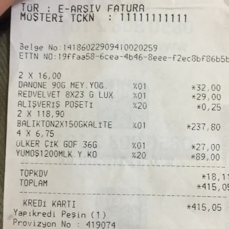 A101 Etiket Fiyat Farkı