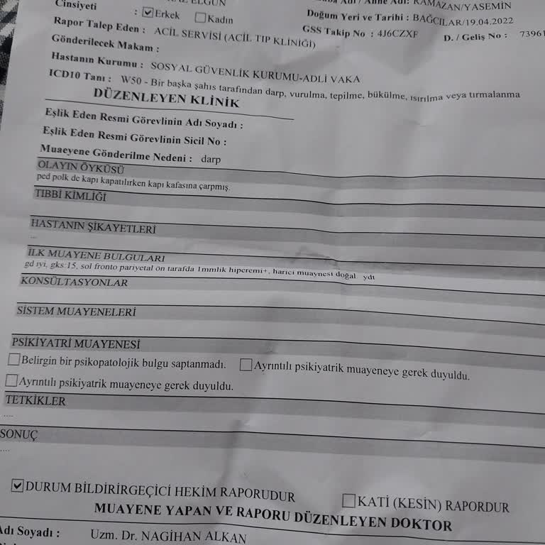 Bağcılar Eğitim Araştırma Hastanesi Çocuğa Şiddete Hayır