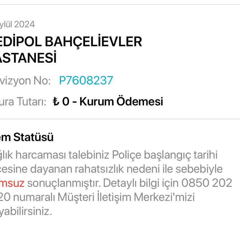 Türkiye Sigorta'nın Keyfi Kararları Mağduriyet Yaratıyor