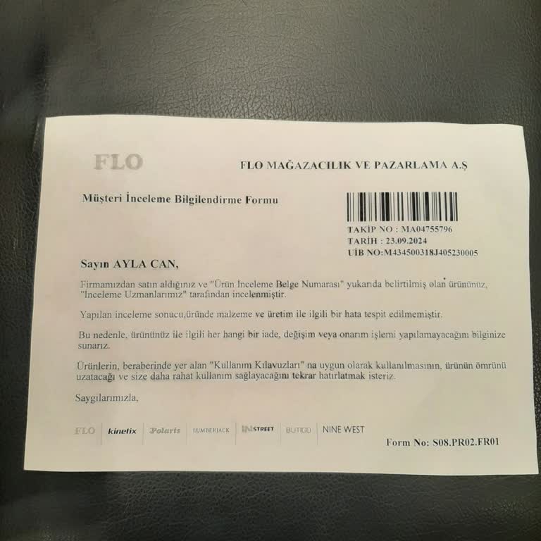 FLO Ayakkabı Mağazası Puma Ayakkabı Sorunu