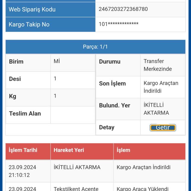 Sürat Kargo Gönderiyi 7 Gündür Dağıtıma Çıkartmıyor