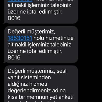 Vodafone Net Nakil İsteğimi Bir Türlü Yerine Getirmiyor