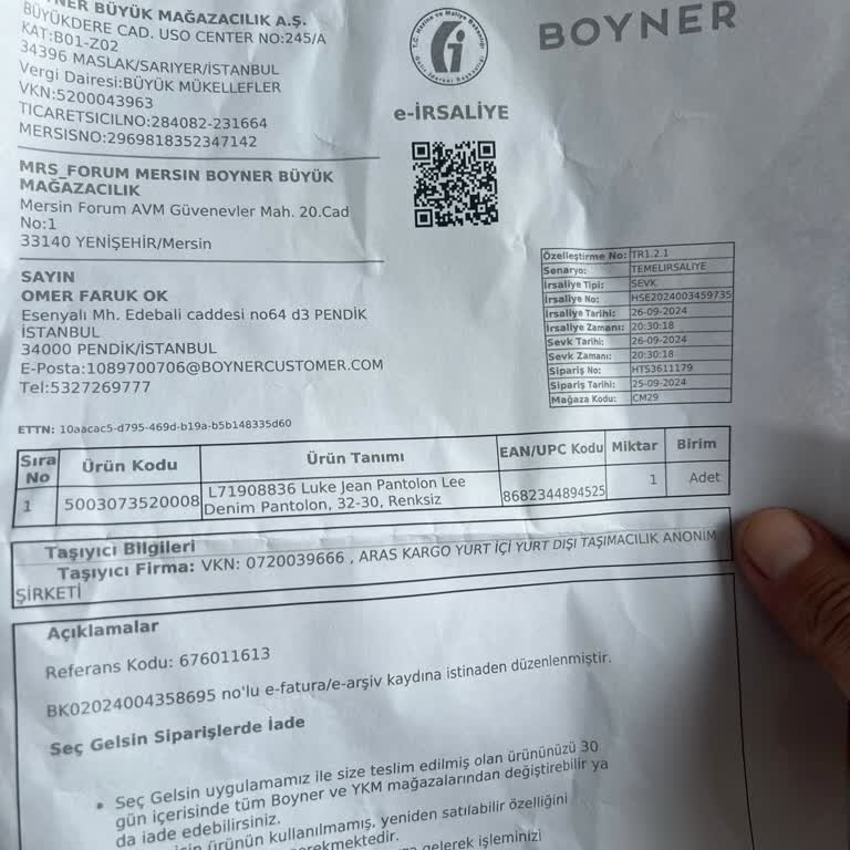 Boyner Yanlış Üstüne Yanlışlar