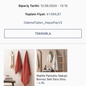 English Home Defolu Ürün İadesi Yatırılmaması Ve Müşteri Hizmetleri Sorunu