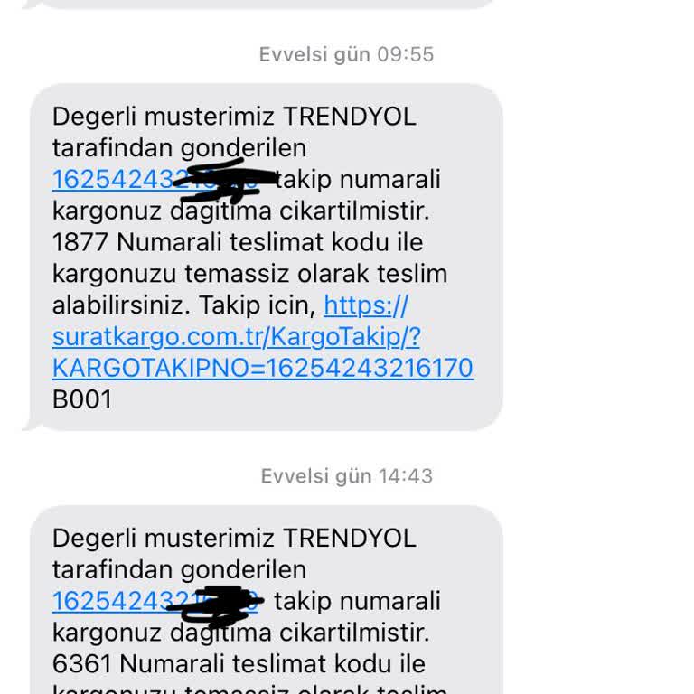 Sürat Kargo Hiçbir Zaman Teslimatta Bulunmuyor. Haber Dahi Vermiyor.