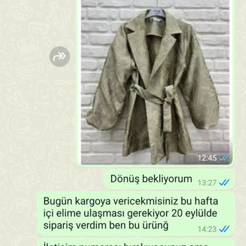 Kaylule 10 Gün Oldu Siparişim Kargoya Verilmedi