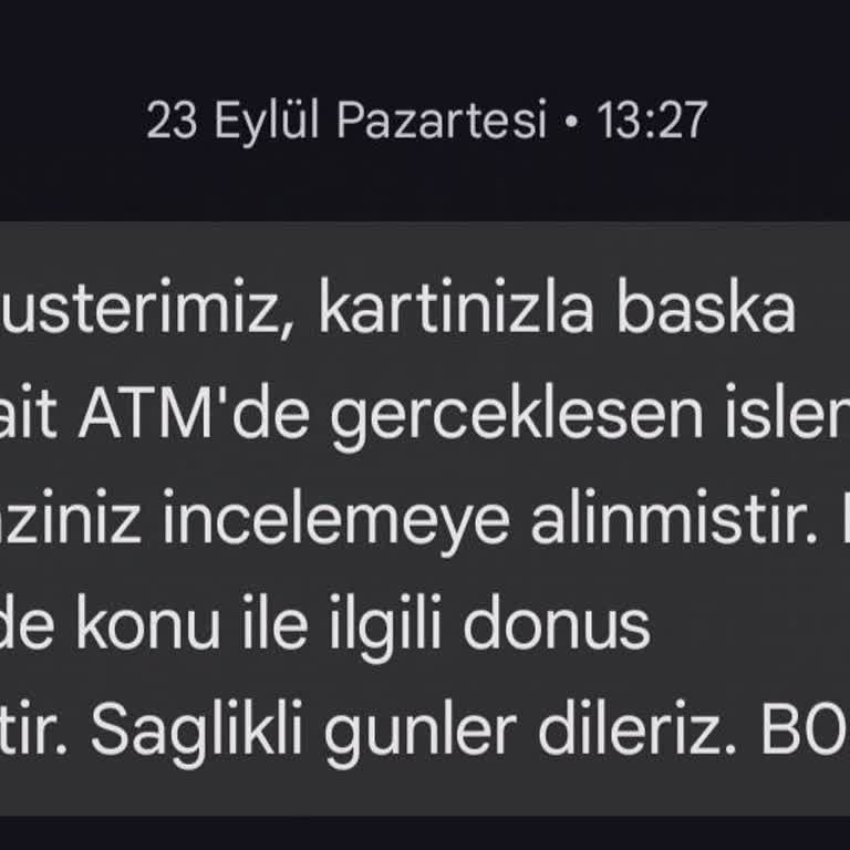Ziraat Bankası ATM Parama El Koydu