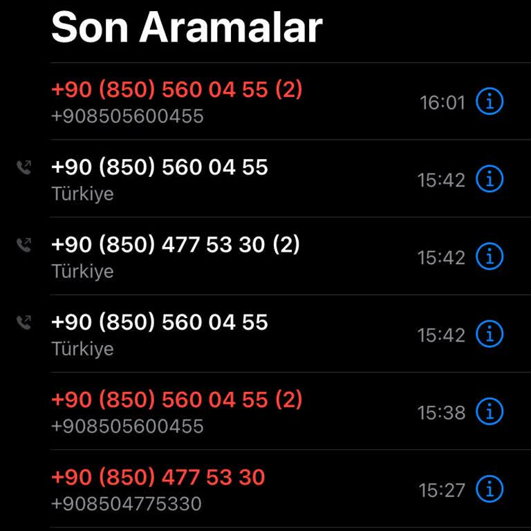 0850 560 04 55 Operatörlerin Adı Kullanılarak Kişisel Bilgilerimiz Kullanılıyor!
