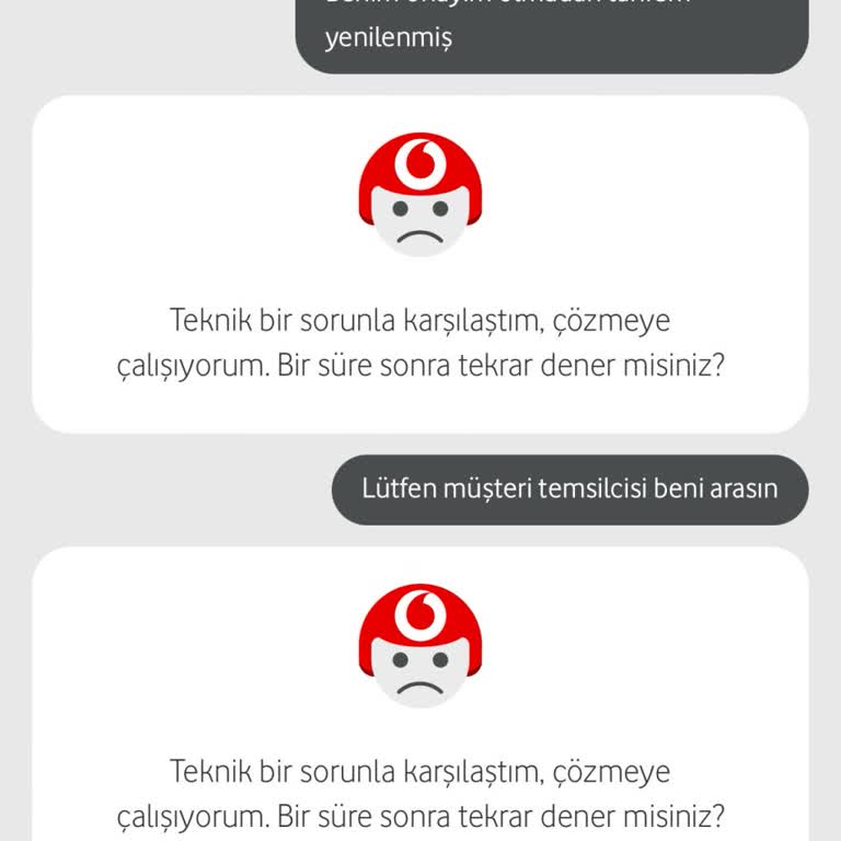 Vodafone'da Bilgim Dışında Tarife Değişikliği ve Müşteri Hizmetleri Sorunu
