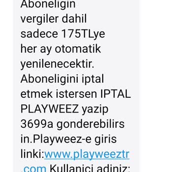 Türk Telekom Firmasının Playweez Adına Kestiği Haksız Para
