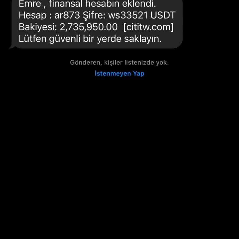 Meta ''cititw.com'' Gelen Mesaj