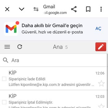 KİP Habersiz Siparişi İptal Etti