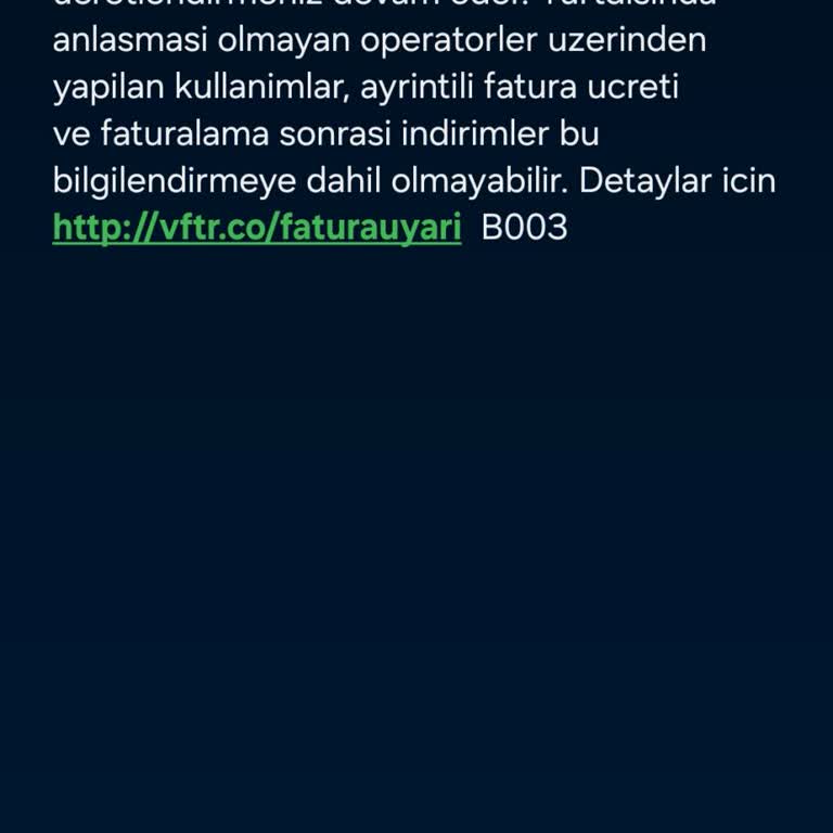 Yanlış Yurt Dışı Ücretlendirmesiyle Şişirilen Fatura