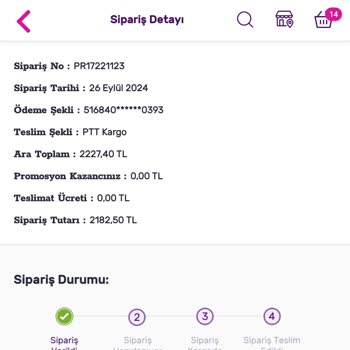 Gratis Siparişim Günlerdir Hazırlanmayı Bekliyor.